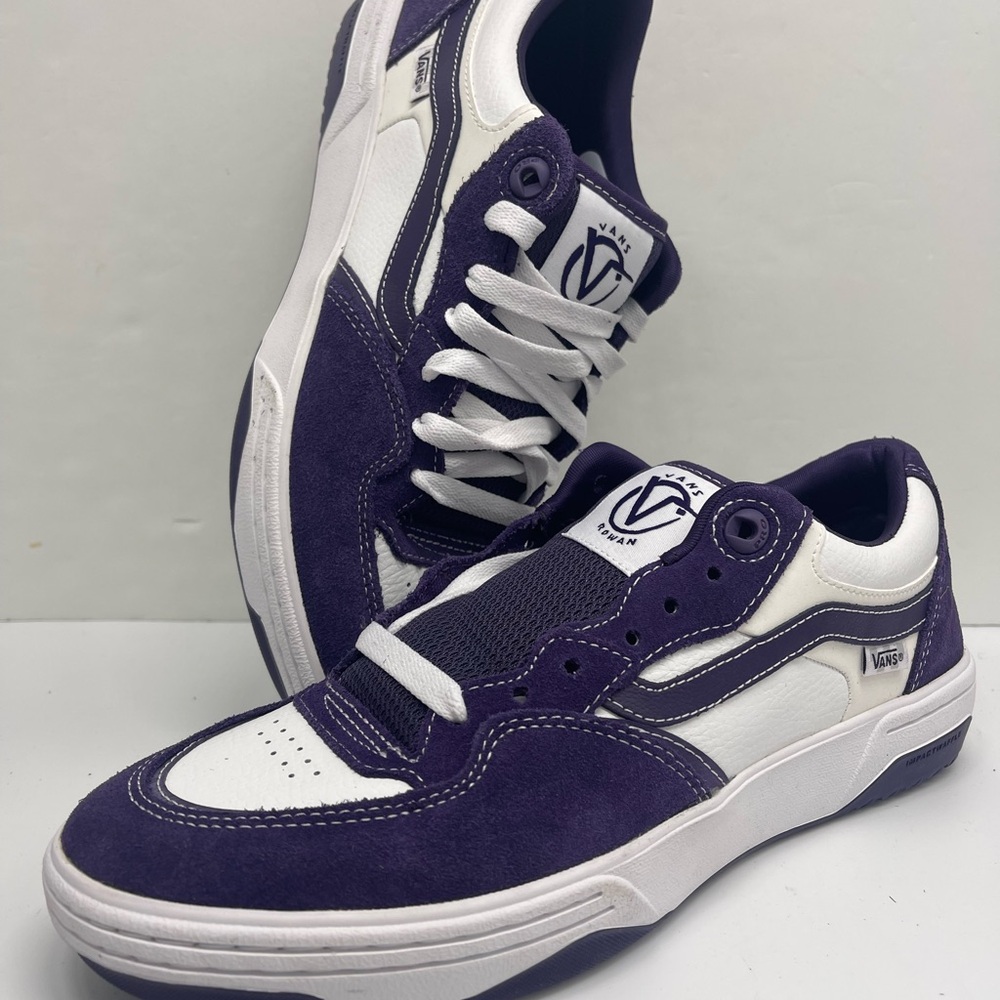 Vans Men's Purple and White Skate Rowan 2
Purple
VN000D3SPRP Sneakers - Picture 15 of 16